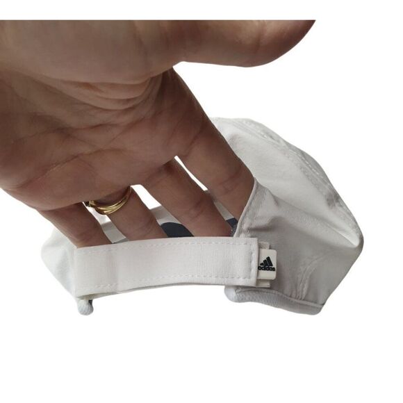 Adidas Women's White Baseball Cap AEROREADY Adjustable Cap NEW - Picture 7 of 7